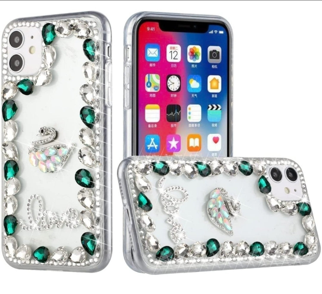 iPhone 13 Pro Green Love Bird