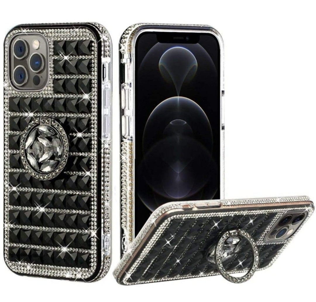 iPhone 13 Pro Black Ring Stand