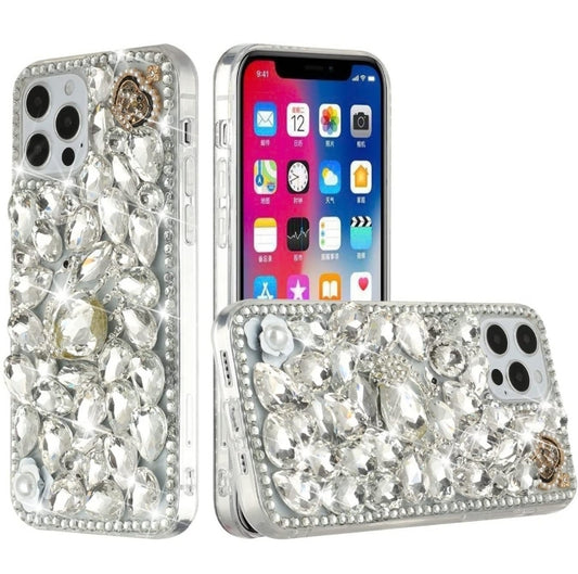 iPhone 13 Pro Silver Swan Crown Pearl