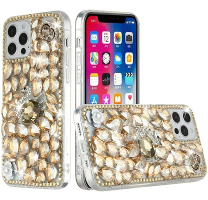 iPhone 13 Pro Gold Swan Crown Pearl