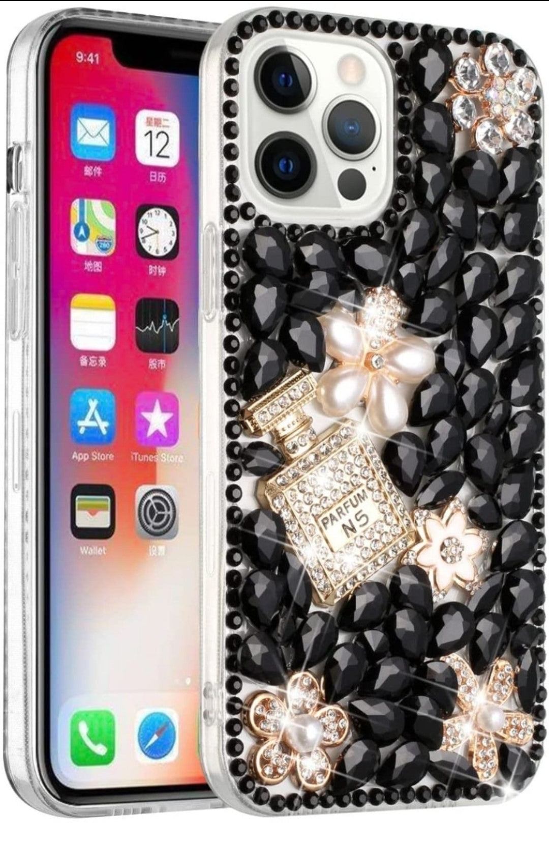 iPhone 13 Pro Pearl Flowers/Perfume B