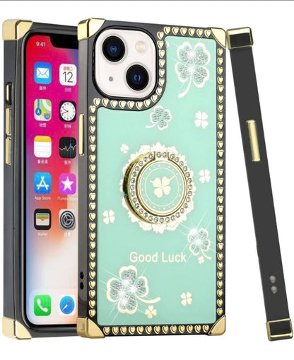 iPhone 13 Pro Good Luck Floral Teal
