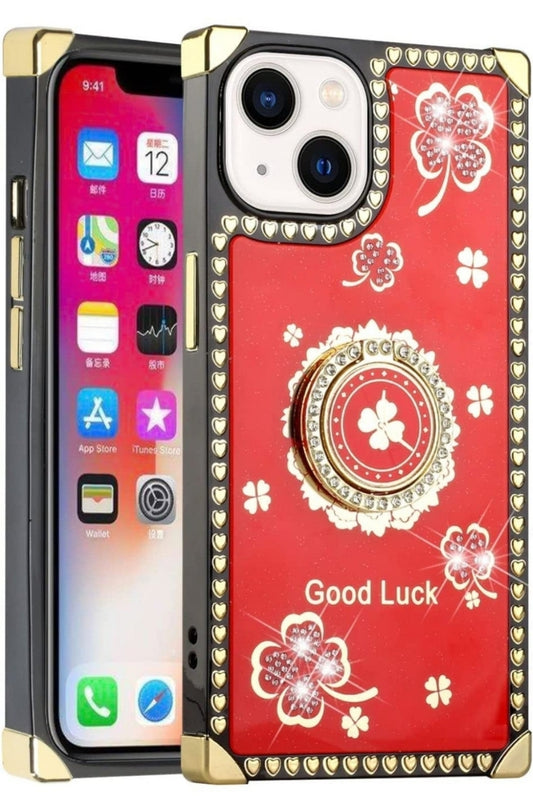 iPhone 13 Pro Good Luck Floral Red