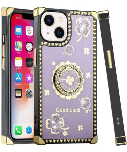 iPhone 13 Pro Good Luck Floral Purple