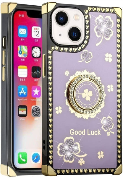 iPhone 13 Pro Good Luck Floral Purple