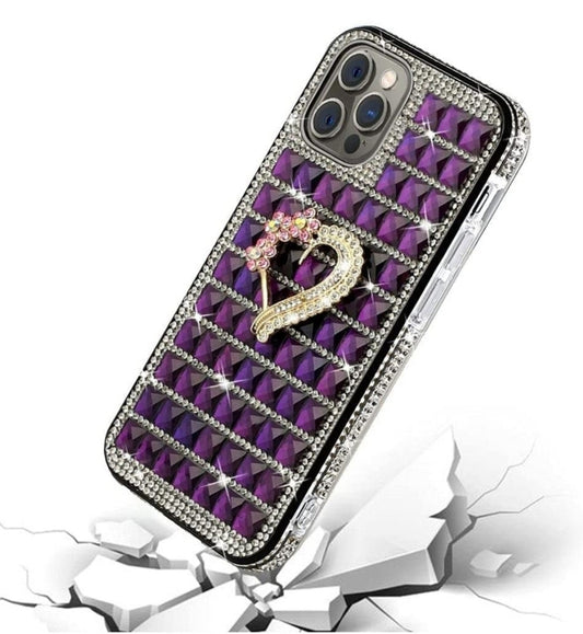 iPhone 13 Pro Heart On Purple