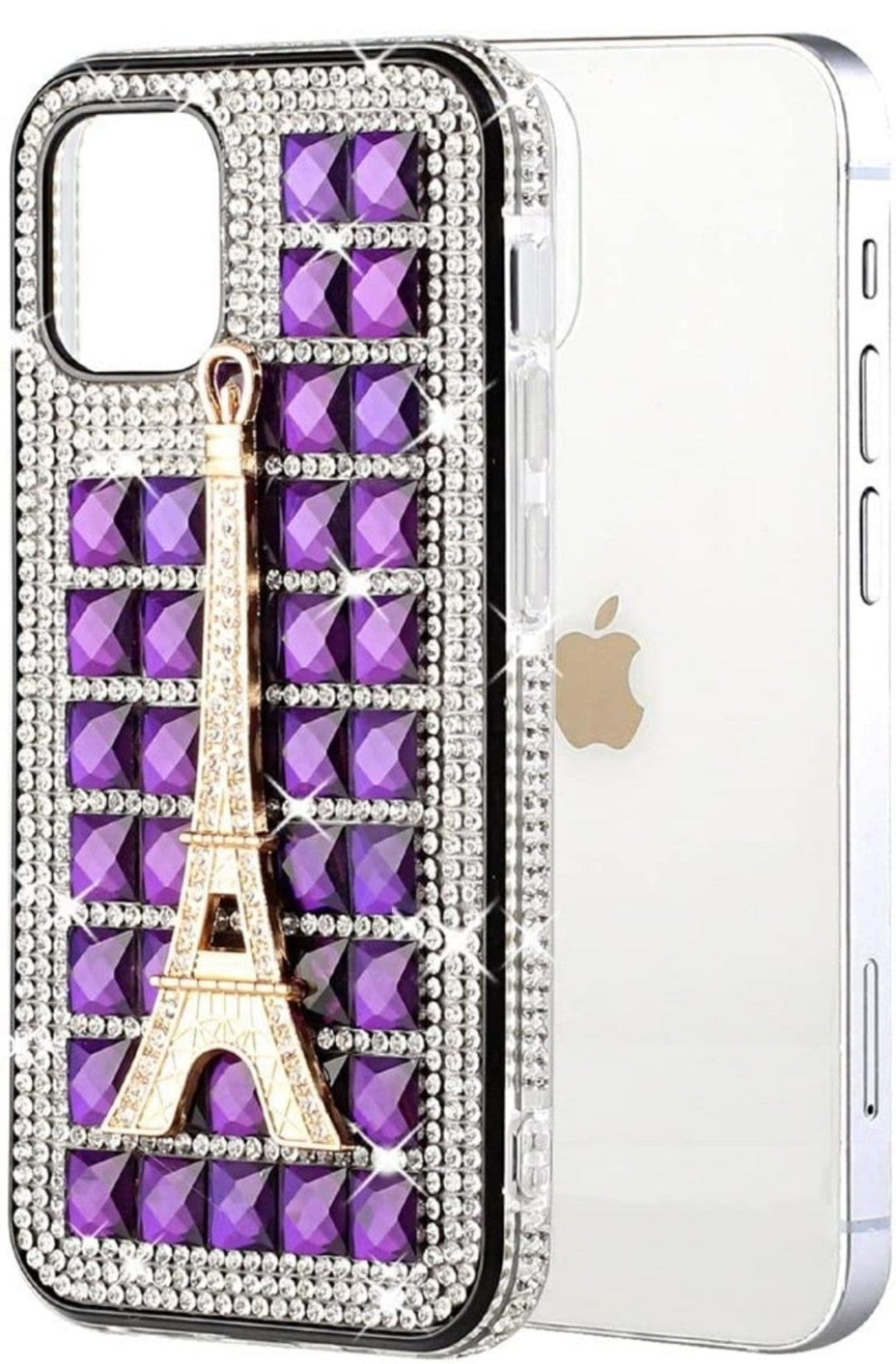 IPhone 13 Pro Eiffel Tower On Dark Purple