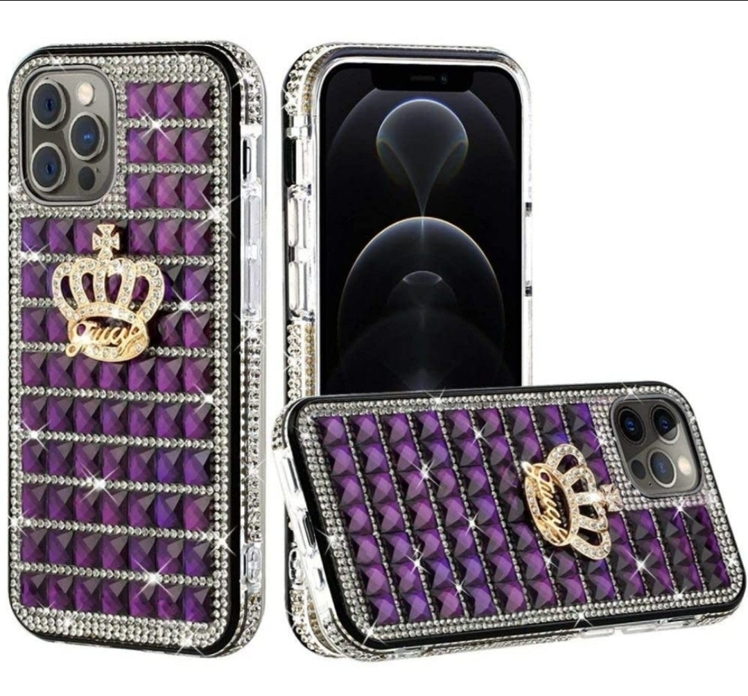 iPhone 13 Pro Crown On Purple
