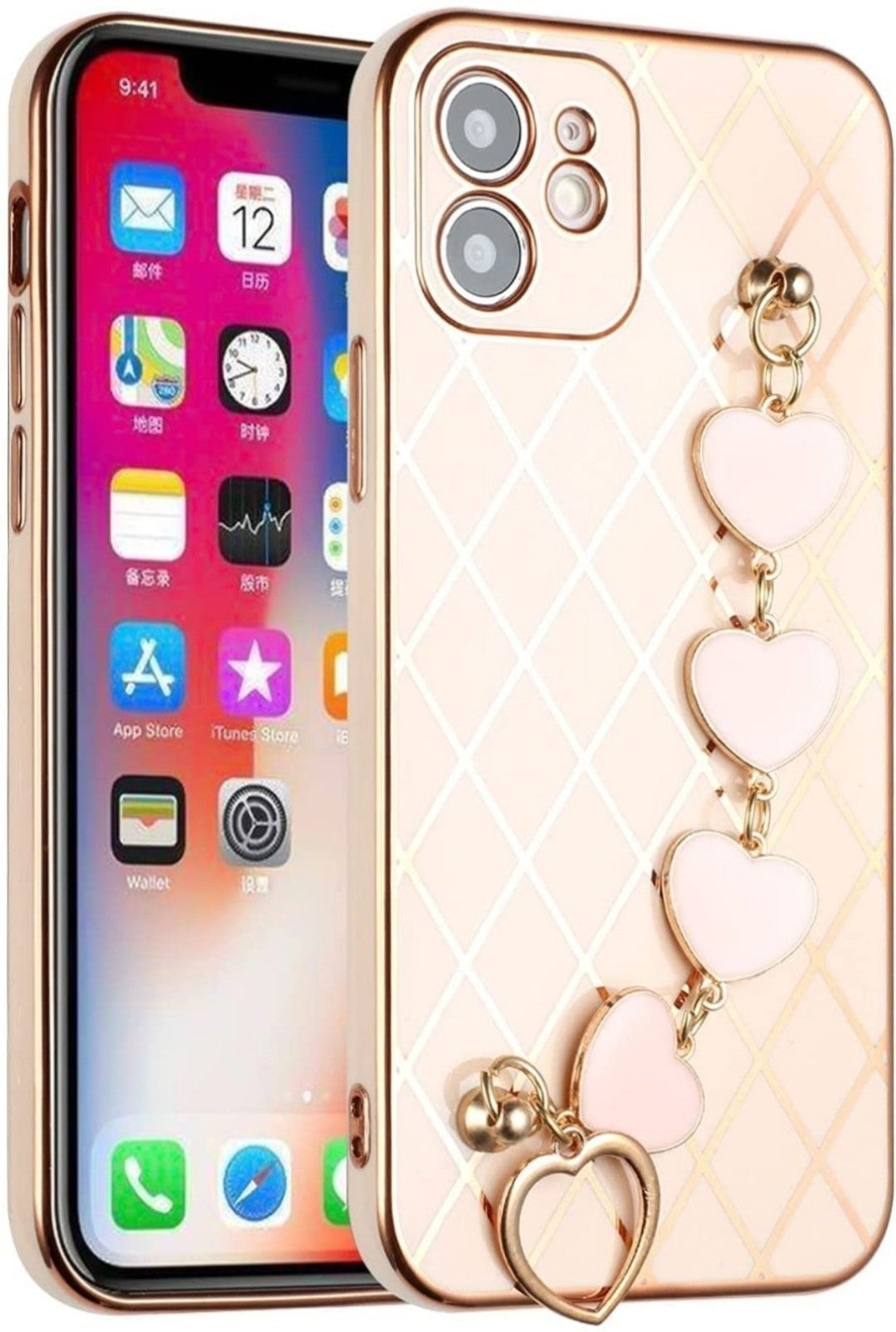 iPhone 13 Pro Hearts Chain