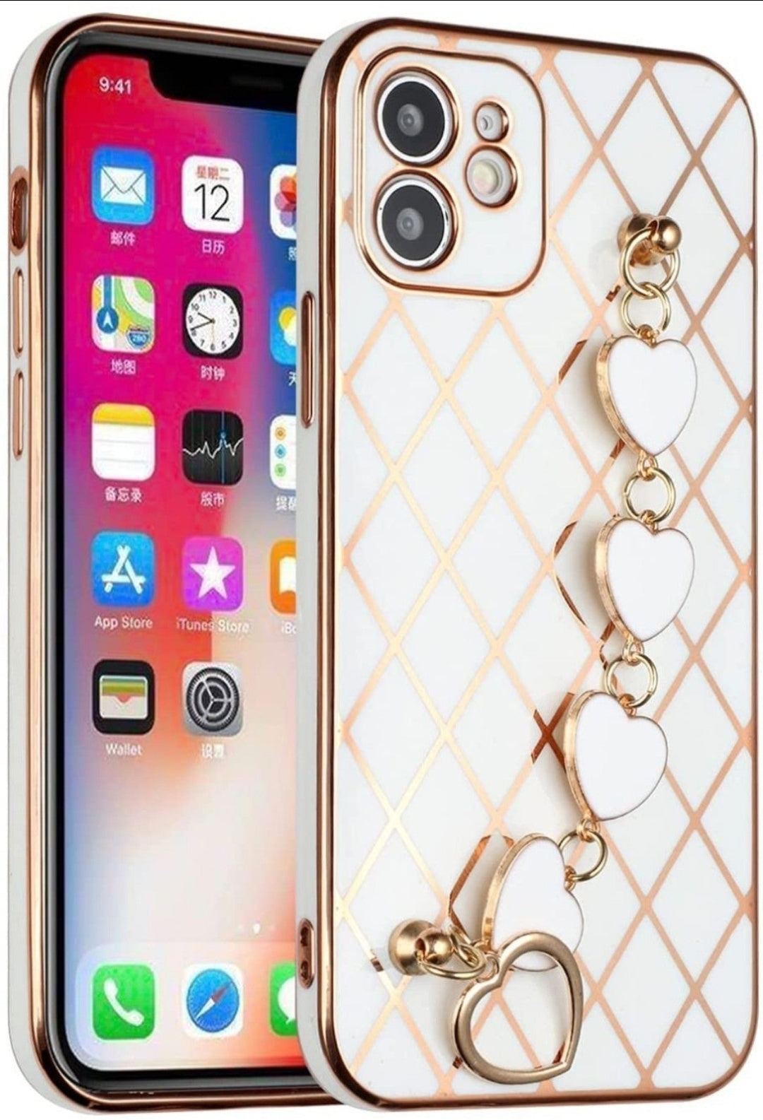 iPhone 13 Pro Hearts Chain