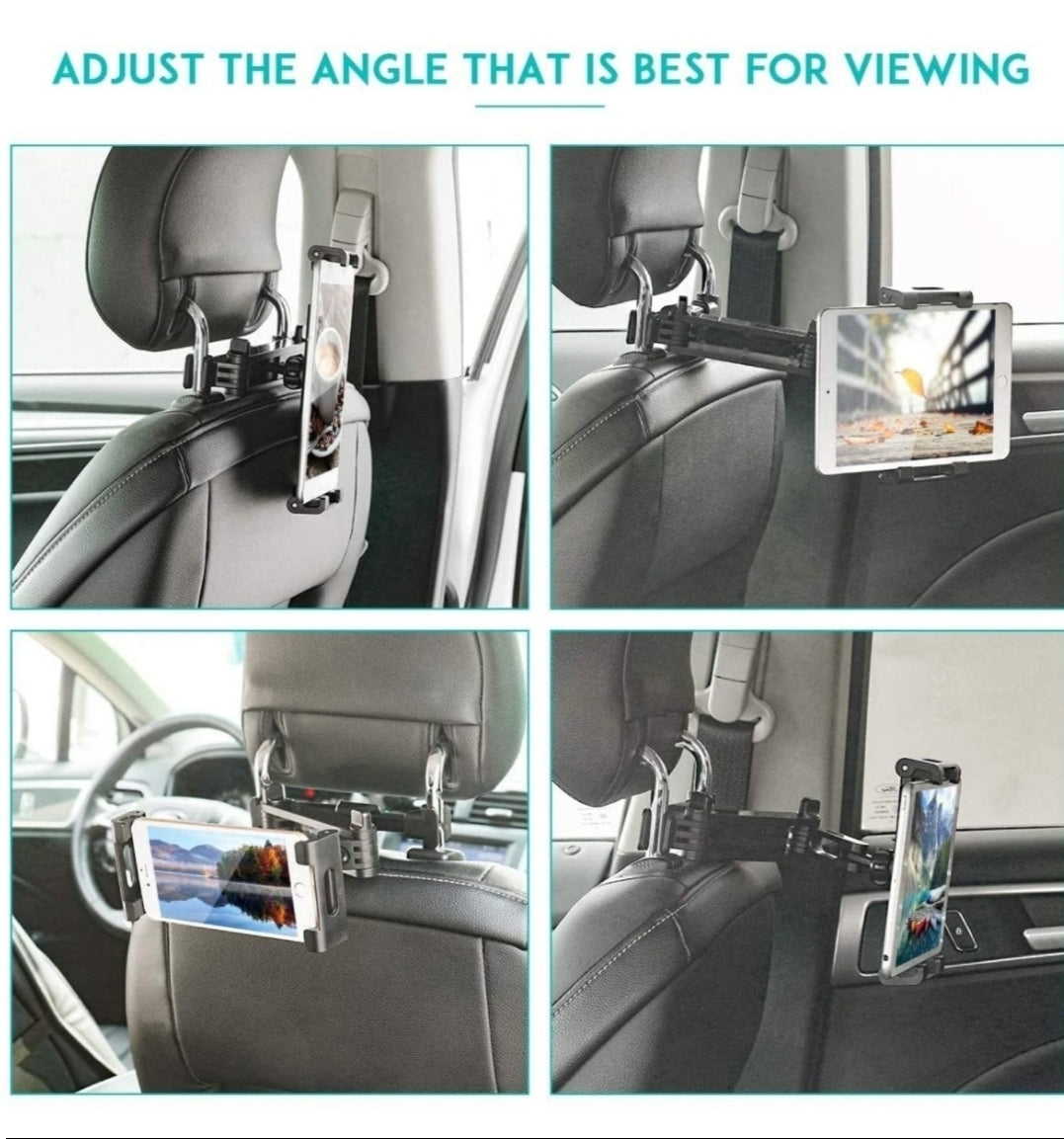 Car Headrest Tablet Mount