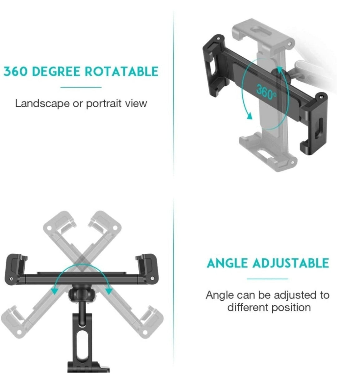 Car Headrest Tablet Mount