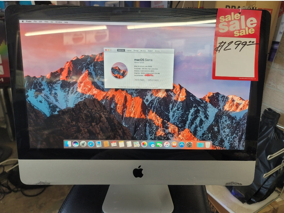 Apple Imac 21.5 inch desktop