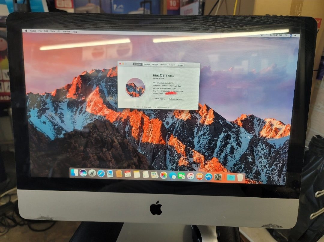 Apple Imac 21.5 inch desktop