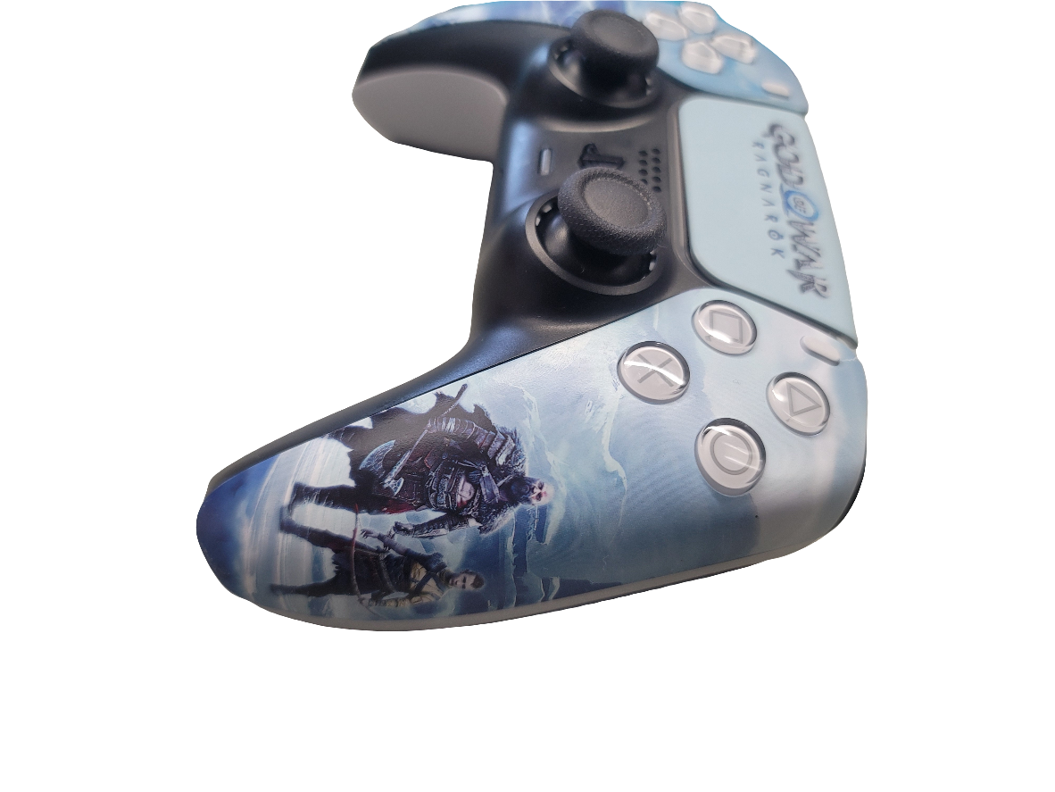 Authentic Custom PS5 DualSense Wireless Controller (Renewed) - God of War Ragnarok