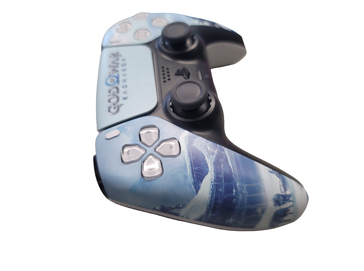 Authentic Custom PS5 DualSense Wireless Controller (Renewed) - God of War Ragnarok