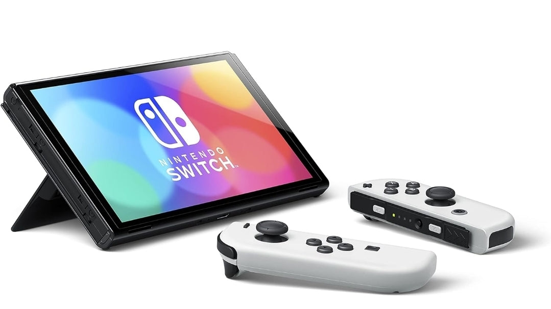 Nintendo Switch OLED Model HEG-001 Handheld Console - 64GB - White