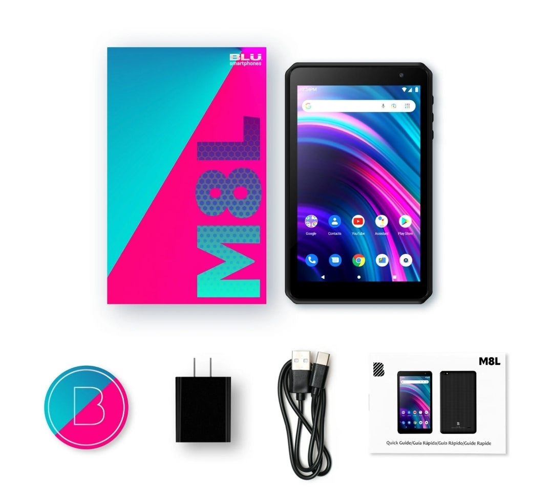 BLU M8L M0176UU 32GB GSM Unlocked Android Tablet - Black